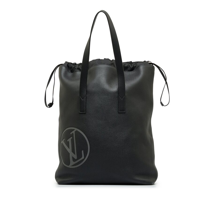 Black Louis Vuitton Taurillon Light Cabas Tote Bag | Studio Nafay