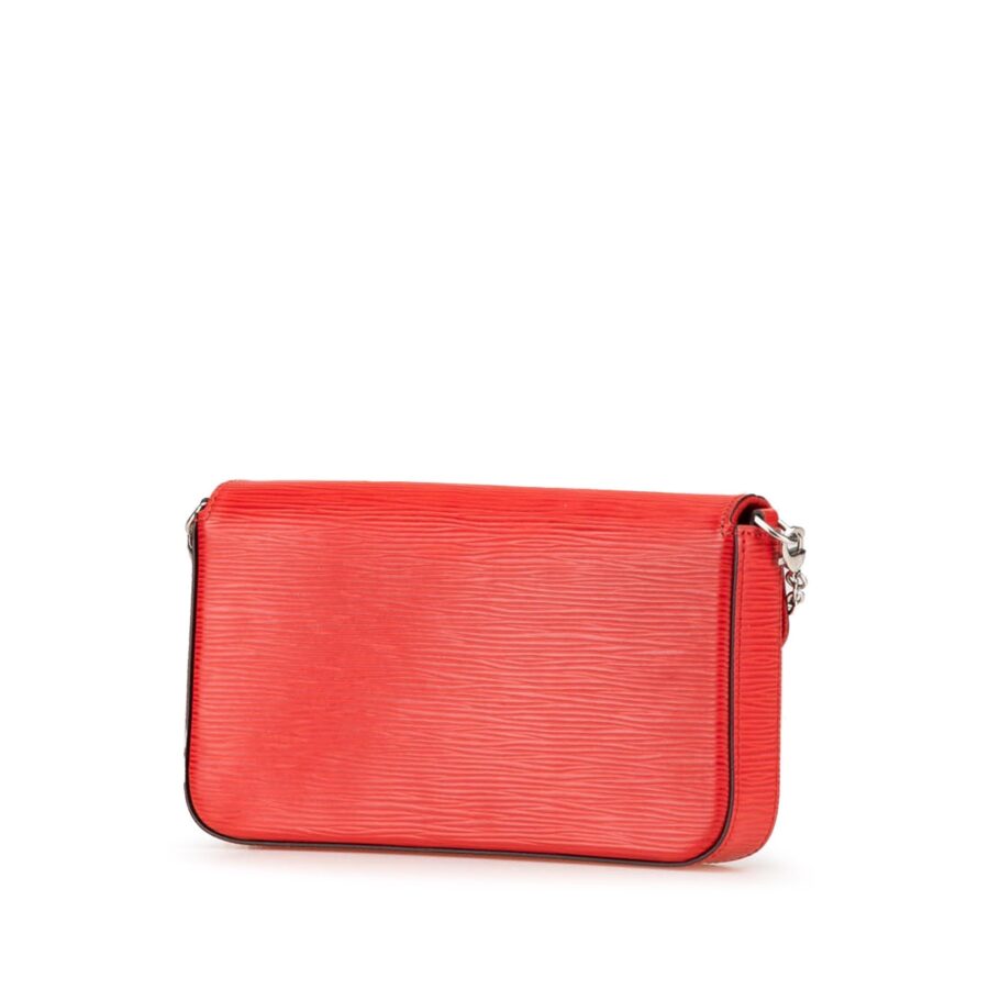 Red Louis Vuitton Epi Pochette Felicie Crossbody Bag | Studio Nafay