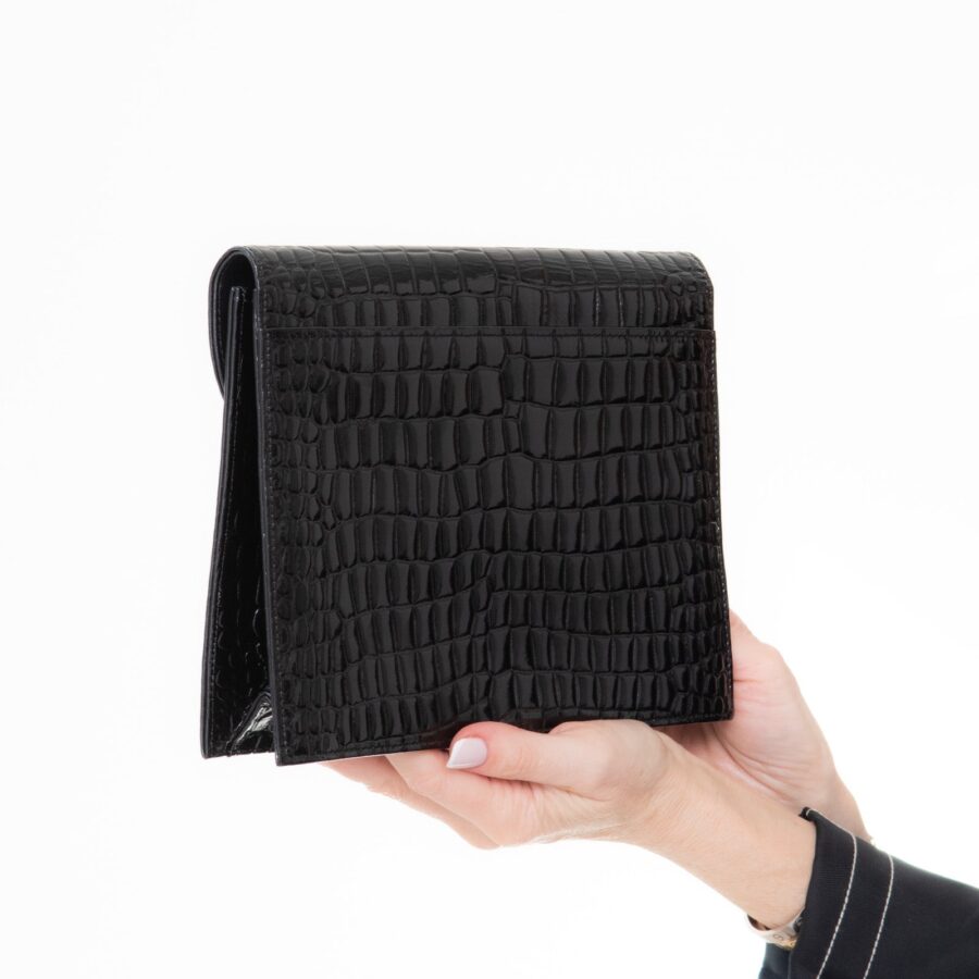 Yves Saint Laurent Black Envelope Clutch Bag | Studio Nafay