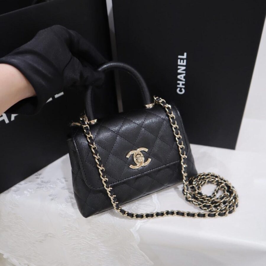 Chanel coco handle nano Luxury Designer Handbag | Studio Nafay