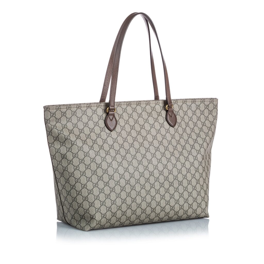Gucci Brown GG Supreme Large Ophidia Soft Tote ITALY - Product Image 2