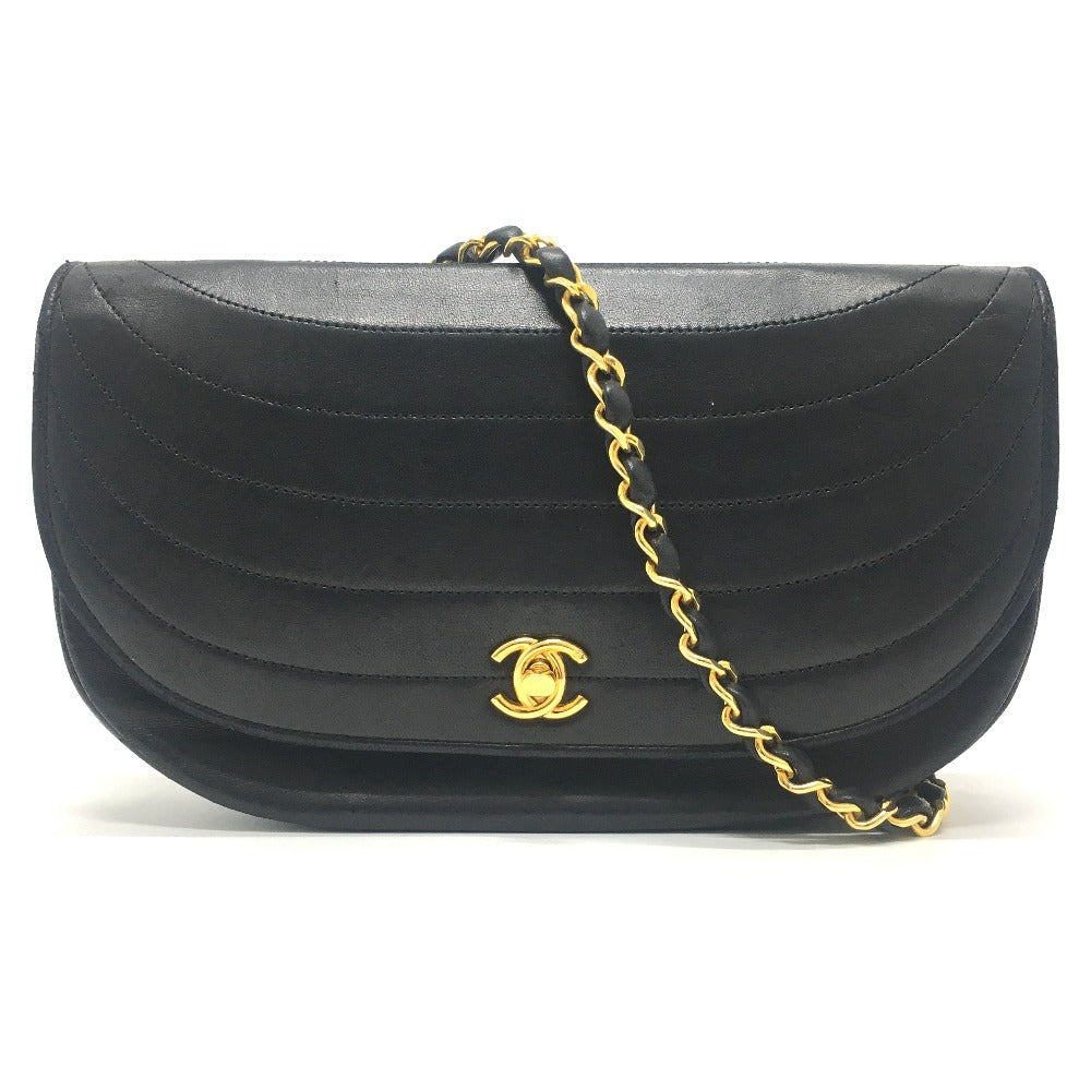 Chanel Pochette 30 Lambskin Black Shoulder Bag