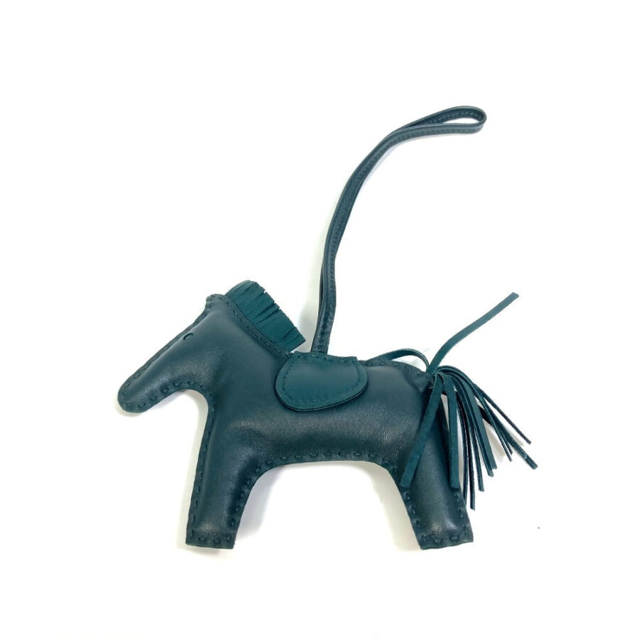 HERMES Bag charm Anyo Miro green horse horse cheval Rodeo MM So Green One Color Women | Studio Nafay
