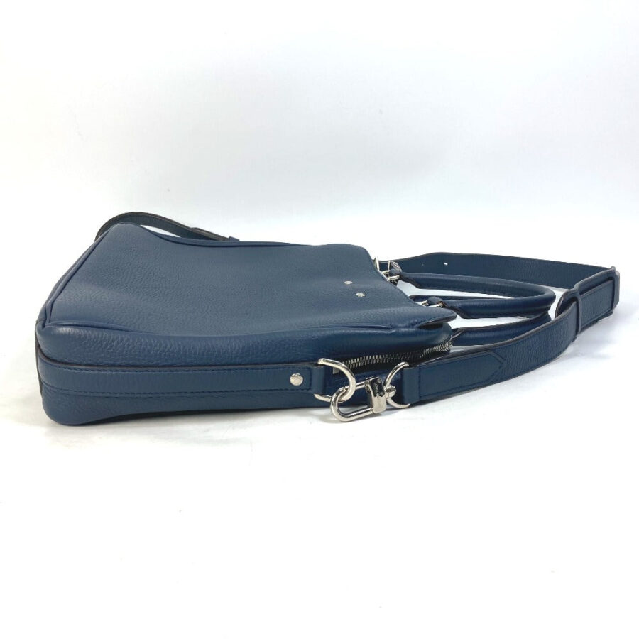 LOUIS VUITTON Business bag Taurillon Clemence Leather Navy 2WAY Shoulder Bag Handbag Crossbody Armand MM | Studio Nafay