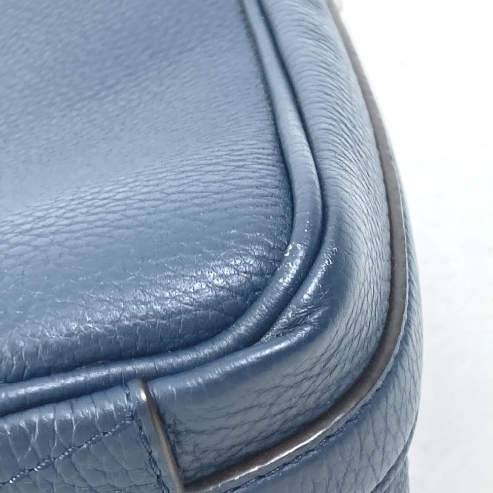LOUIS VUITTON Business bag Taurillon Clemence Leather Navy 2WAY Shoulder Bag Handbag Crossbody Armand MM