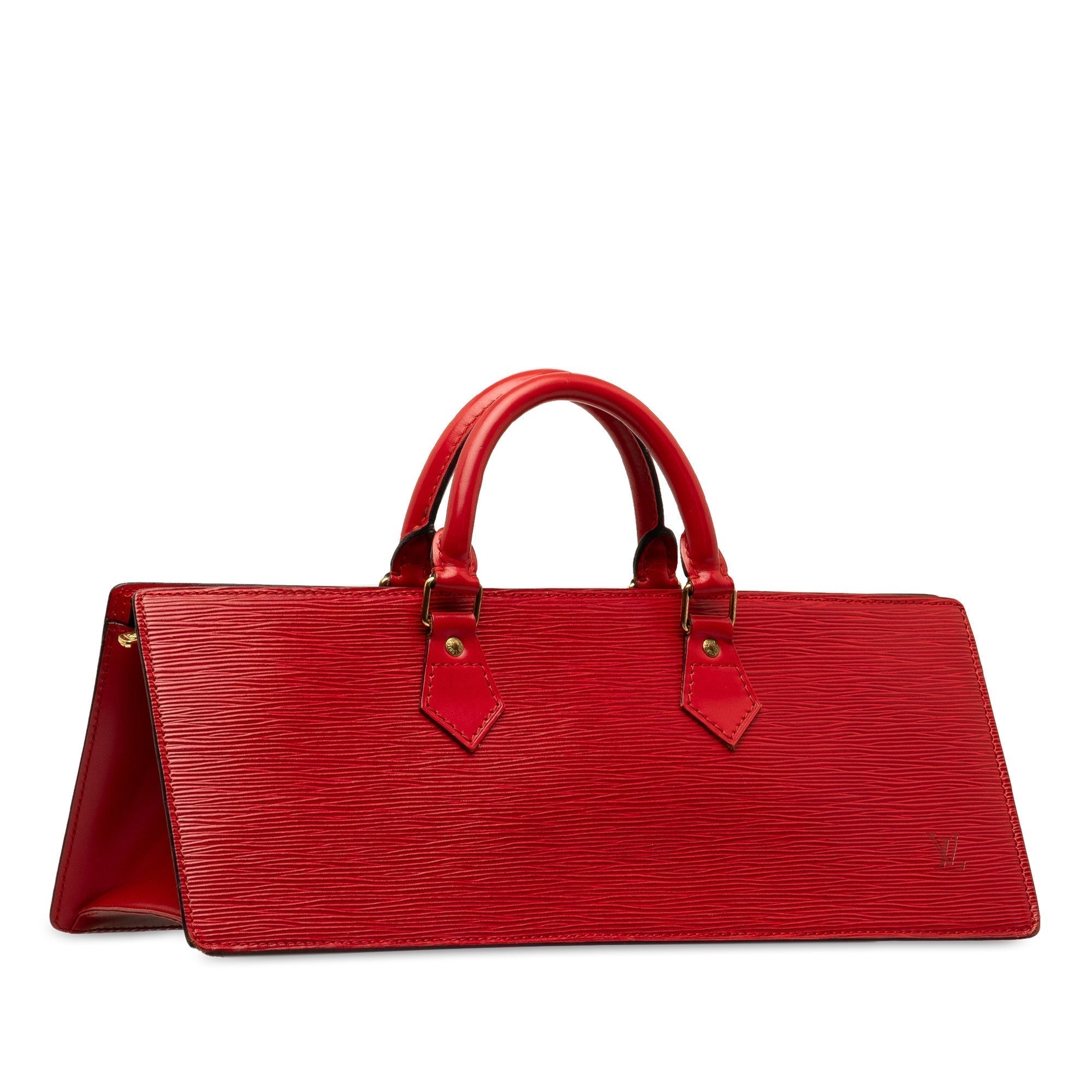 Red Louis Vuitton Epi Sac Triangle
