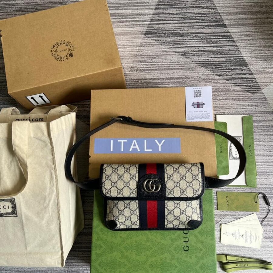 GG Chest Bag black meo shoulder crossbody bag 674081 free shipping | Studio Nafay