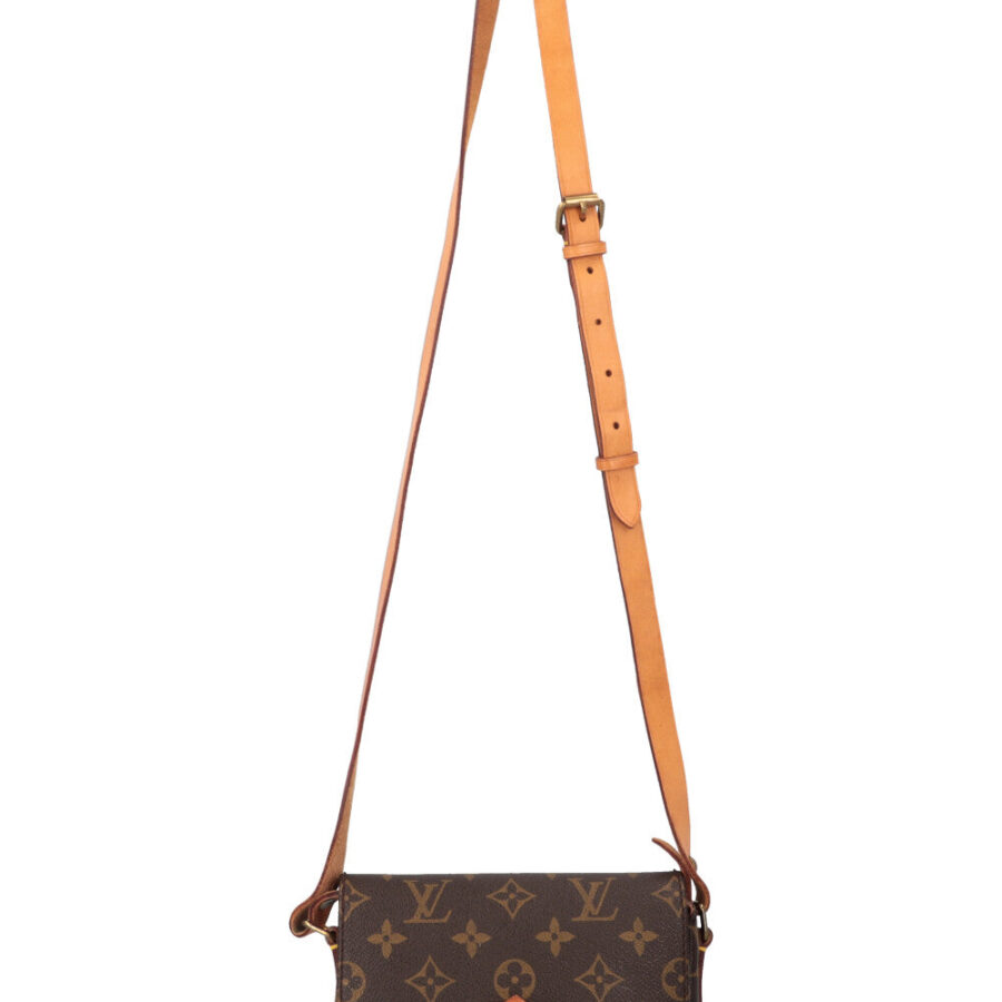 LV Cartouchiere PM Crossbody Bag MNG Canvas | Studio Nafay