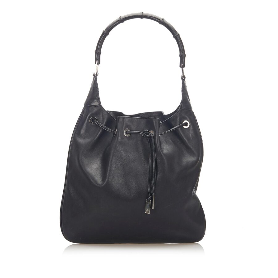 Gucci Bamboo Leather Shoulder Bag Style 14 | Studio Nafay