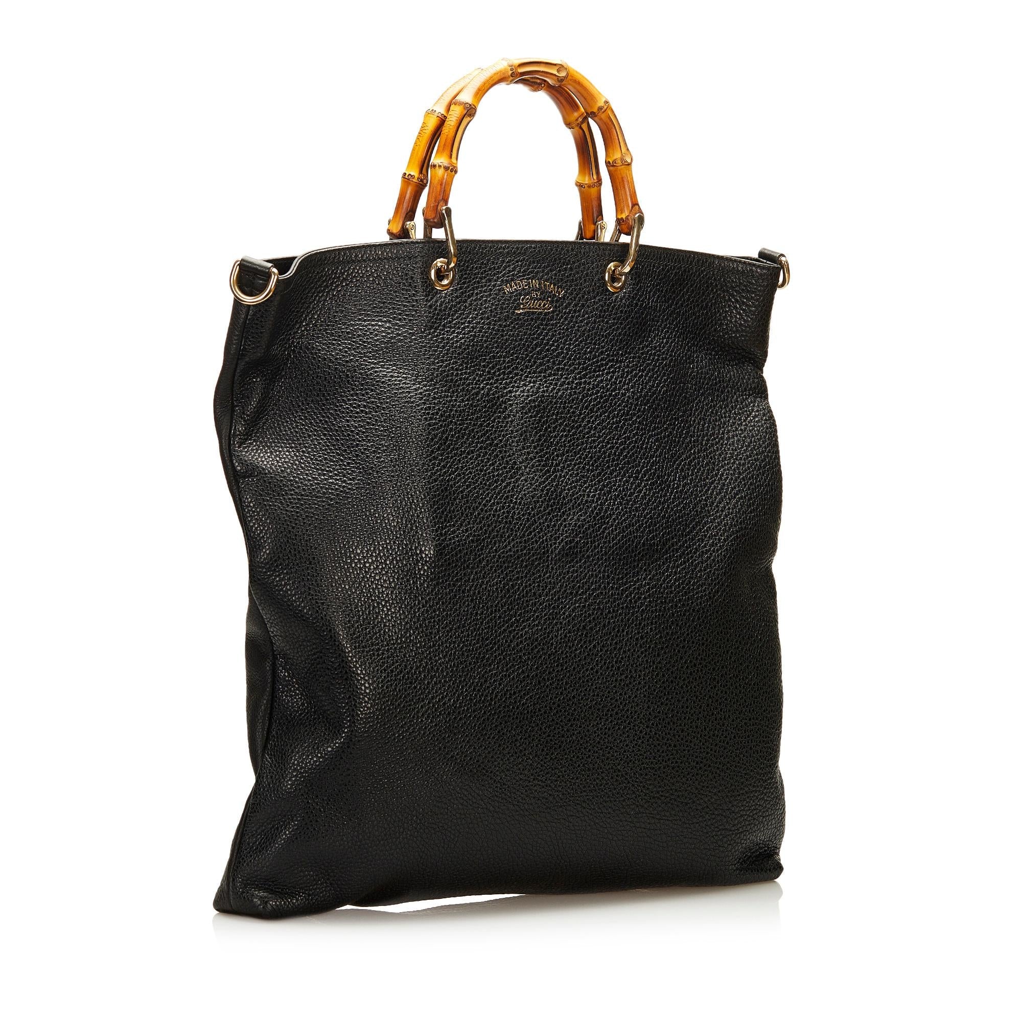 Gucci Bamboo Leather Tote Style 29