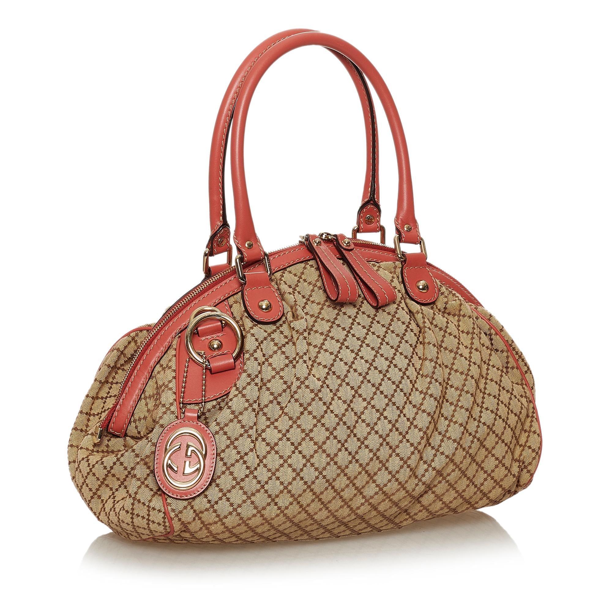 Gucci Sukey Canvas Satchel Style 2