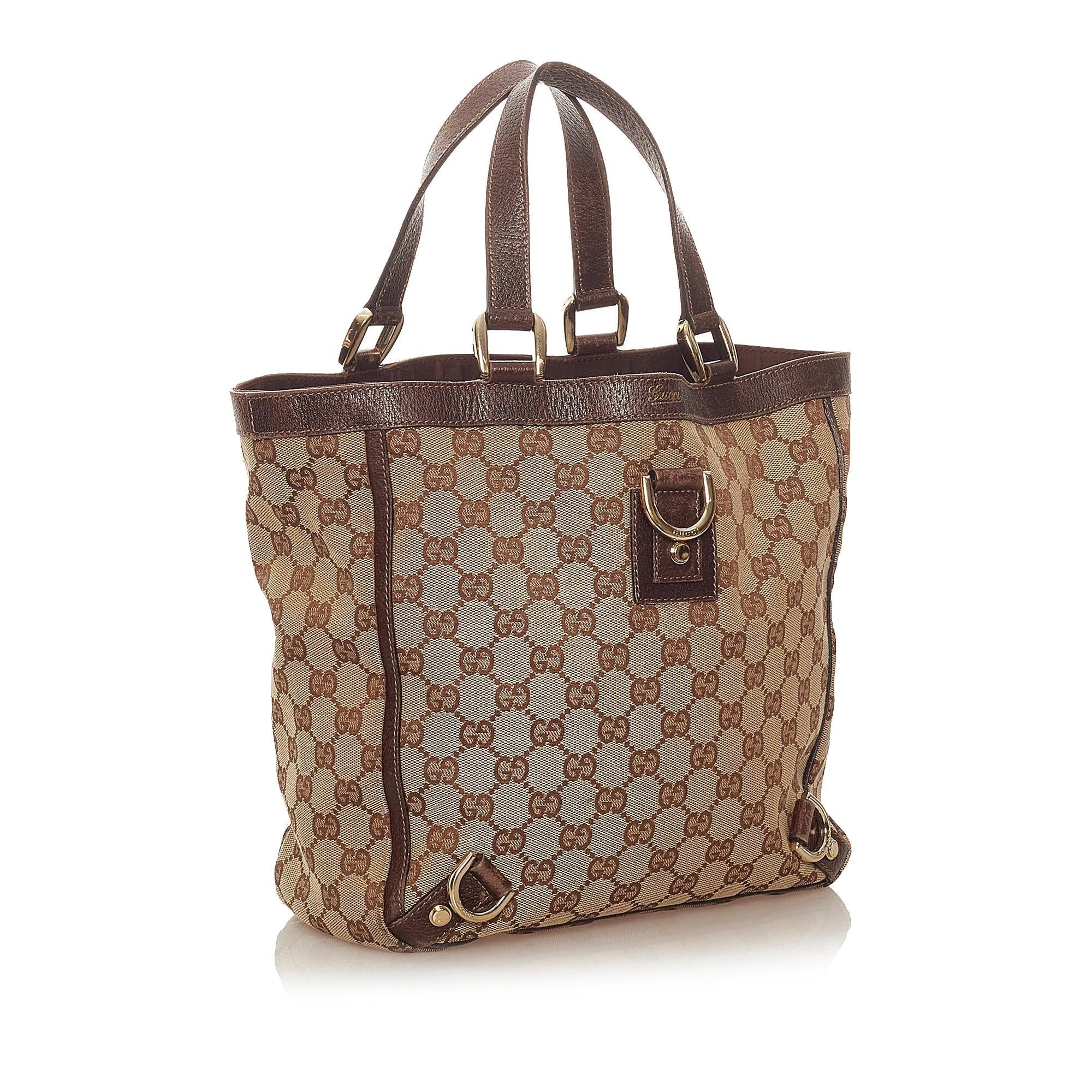 Gucci GG Canvas Abbey D-Ring Handbag
