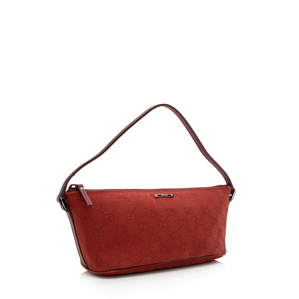 Gucci Leather Canvas Clutch Style 4