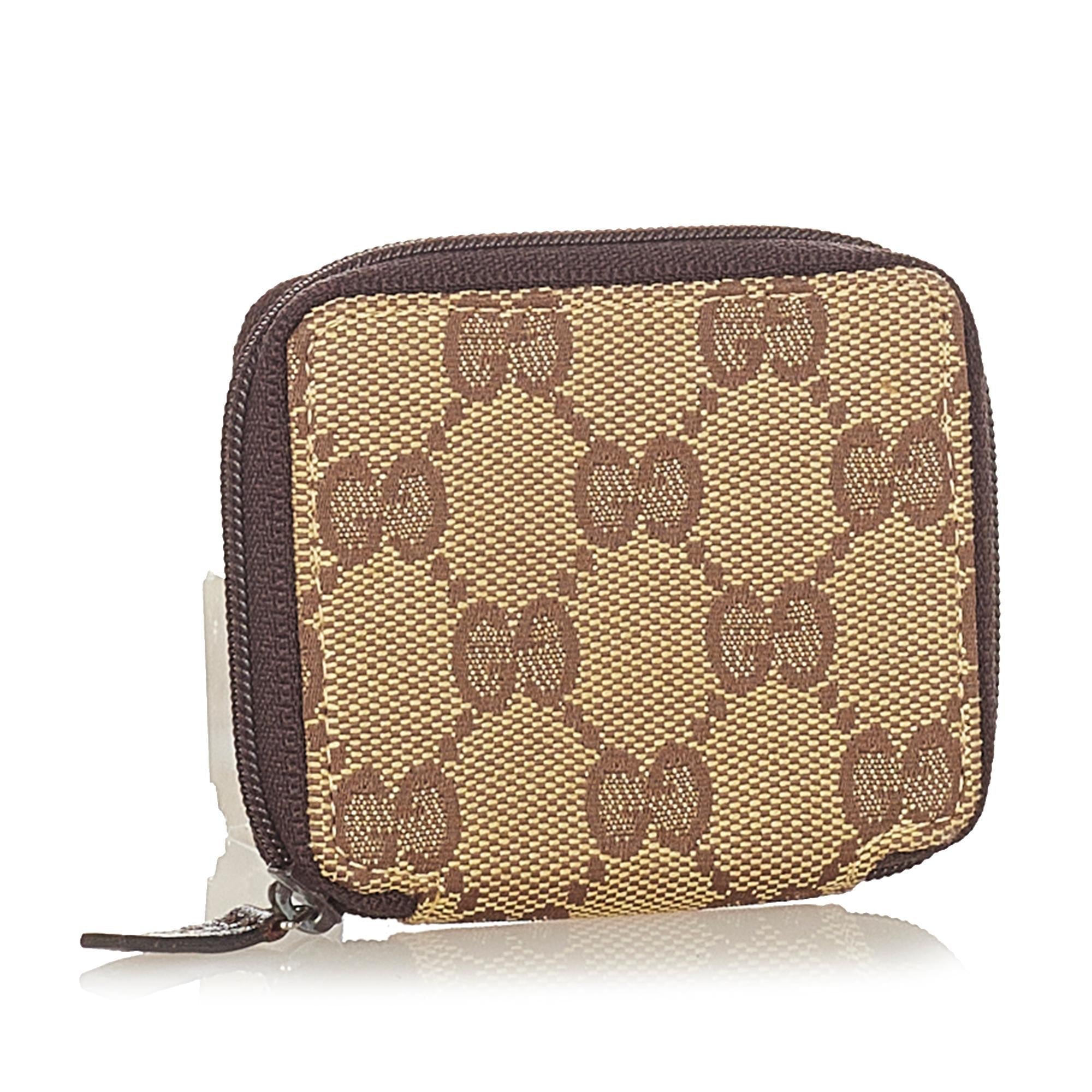 Gucci Leather Canvas Clutch Style 5