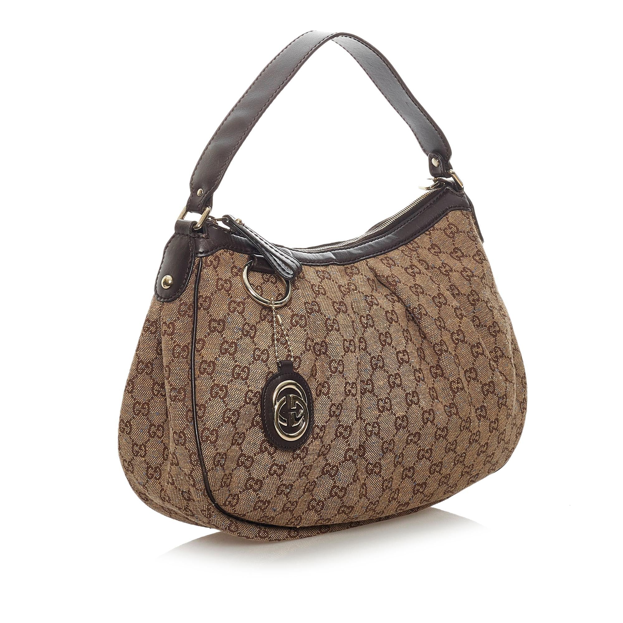 Gucci Sukey Canvas Shoulder Bag Style 1