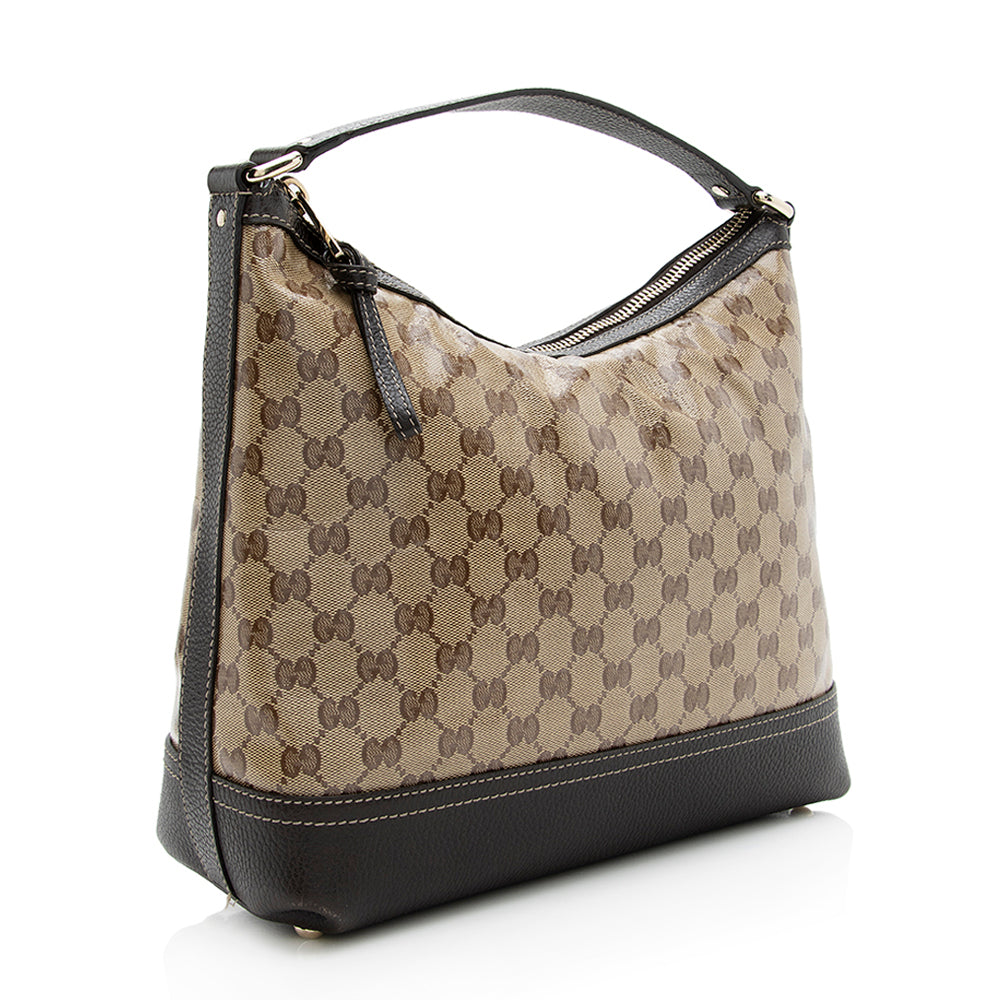 Gucci GG Supreme Leather Canvas Shoulder Bag Style 8