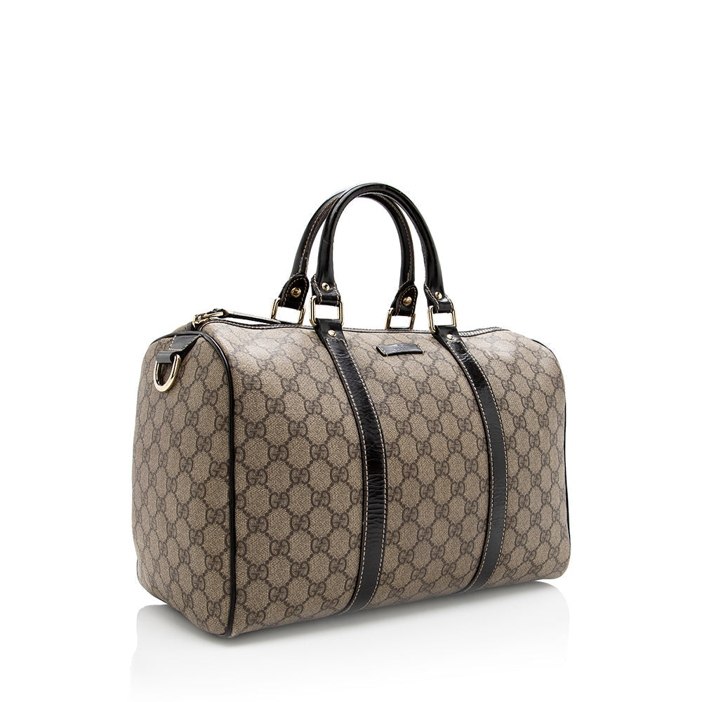 Gucci GG Supreme Leather Canvas Satchel Style 2
