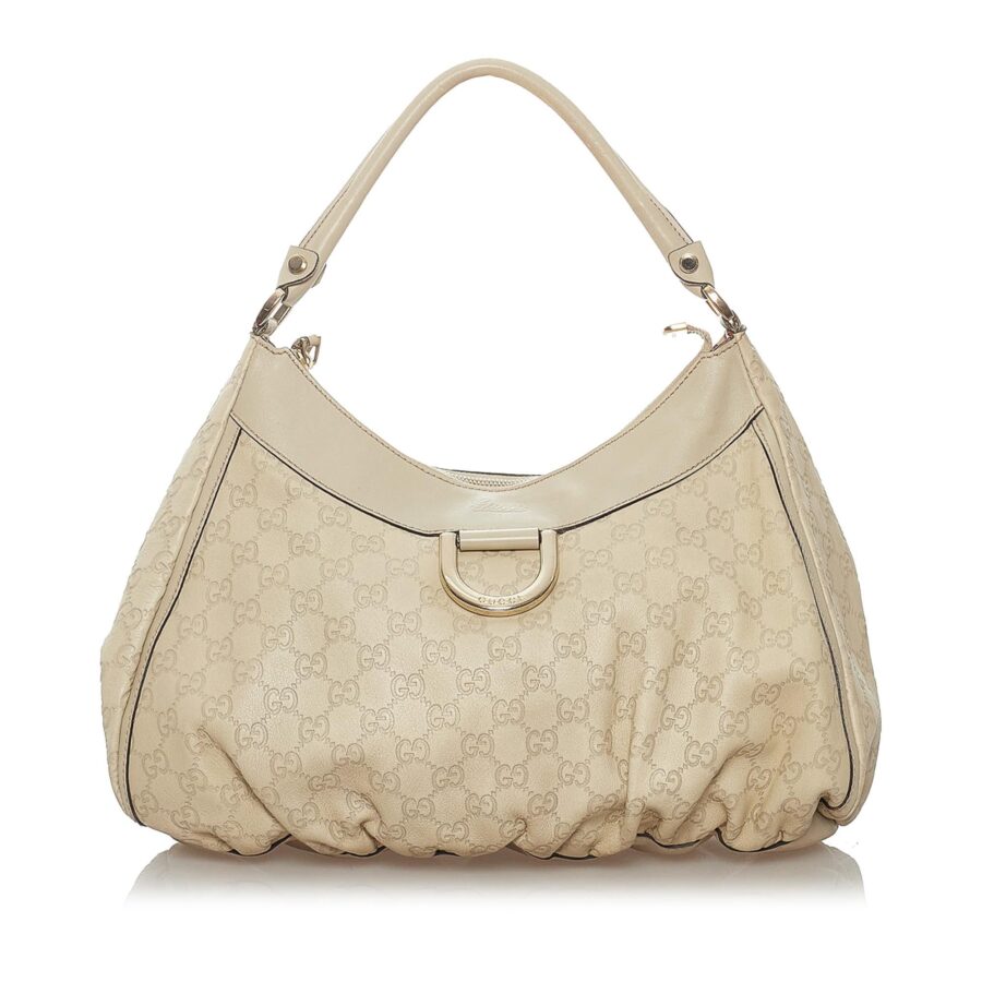 Gucci Guccissima Abbey D-ring Leather Bag | Studio Nafay