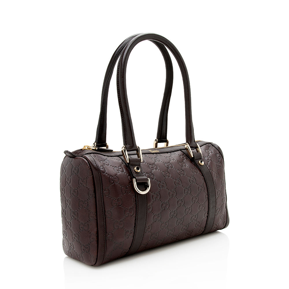 Gucci Guccissima Leather Satchel Style 1
