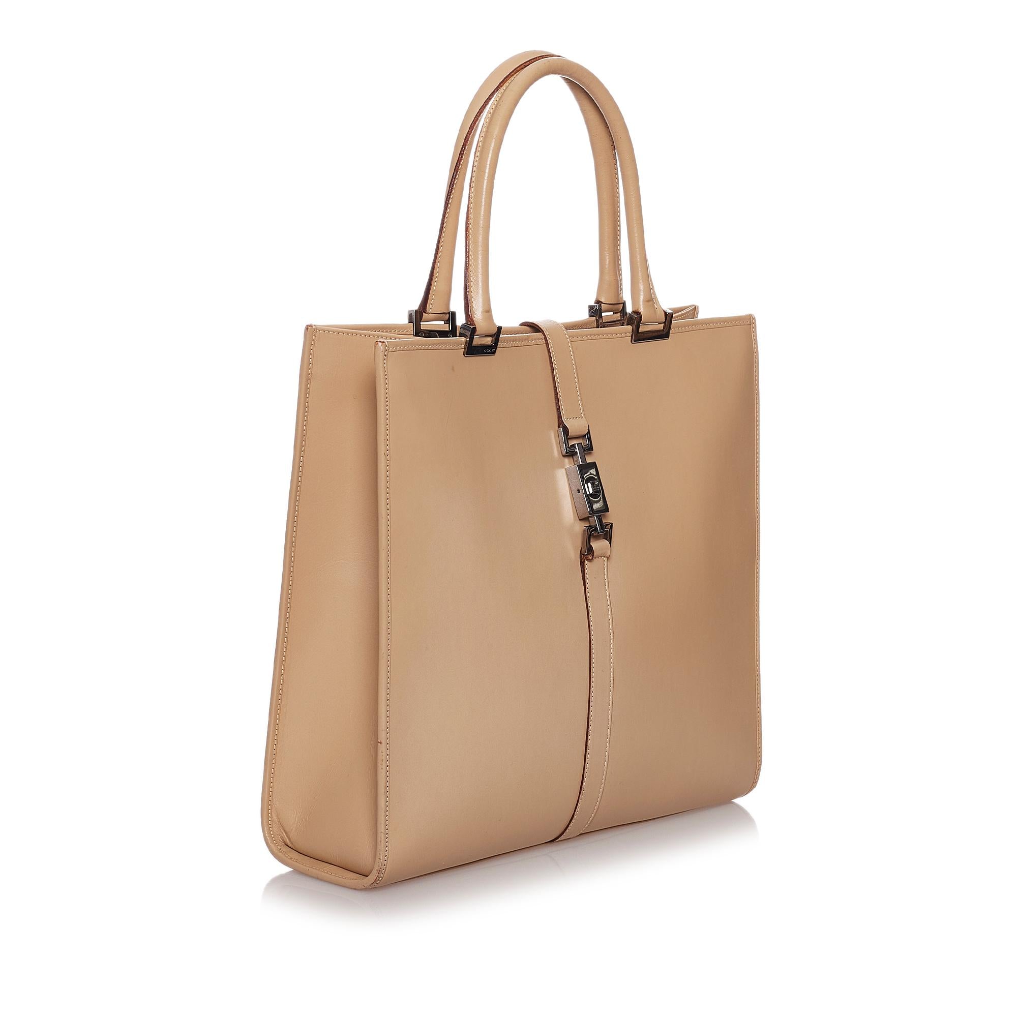 Gucci Jackie Leather Tote Style 1