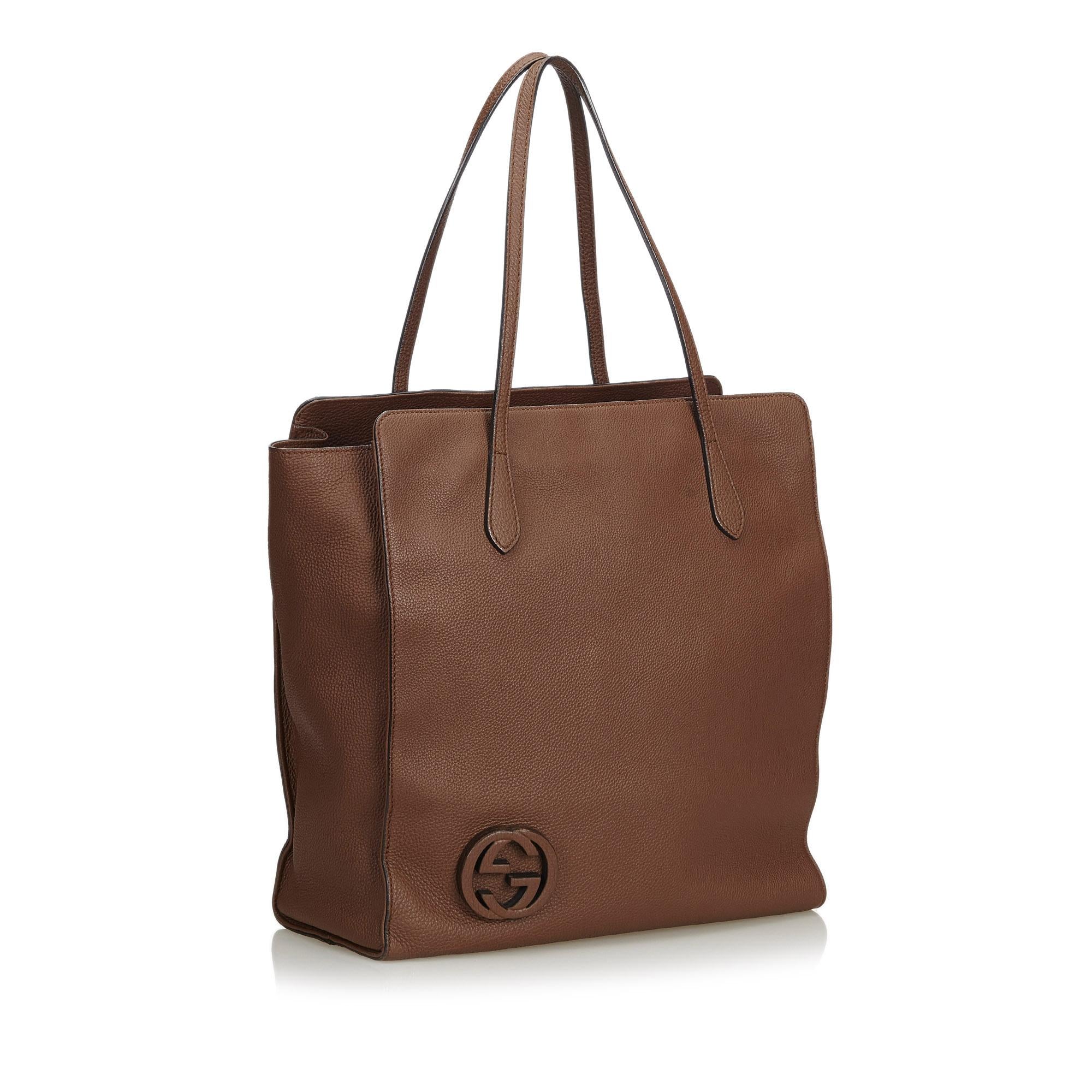 Gucci Leather Tote Style 81