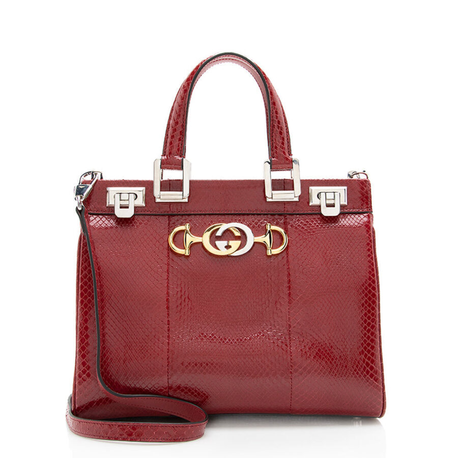 Gucci Snakeskin Zumi Handbag | Studio Nafay