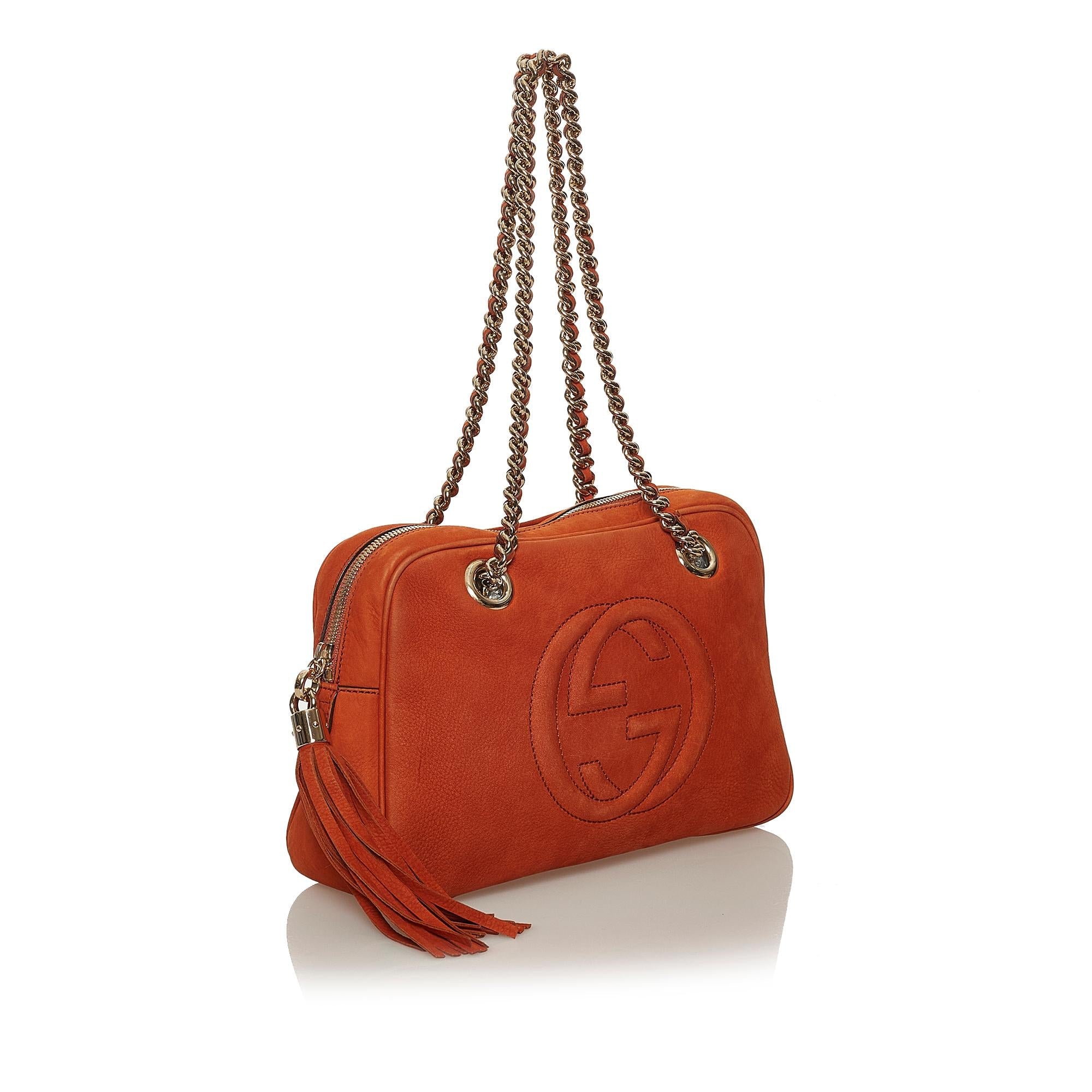Gucci Soho Leather Chain Shoulder Bag Style 8