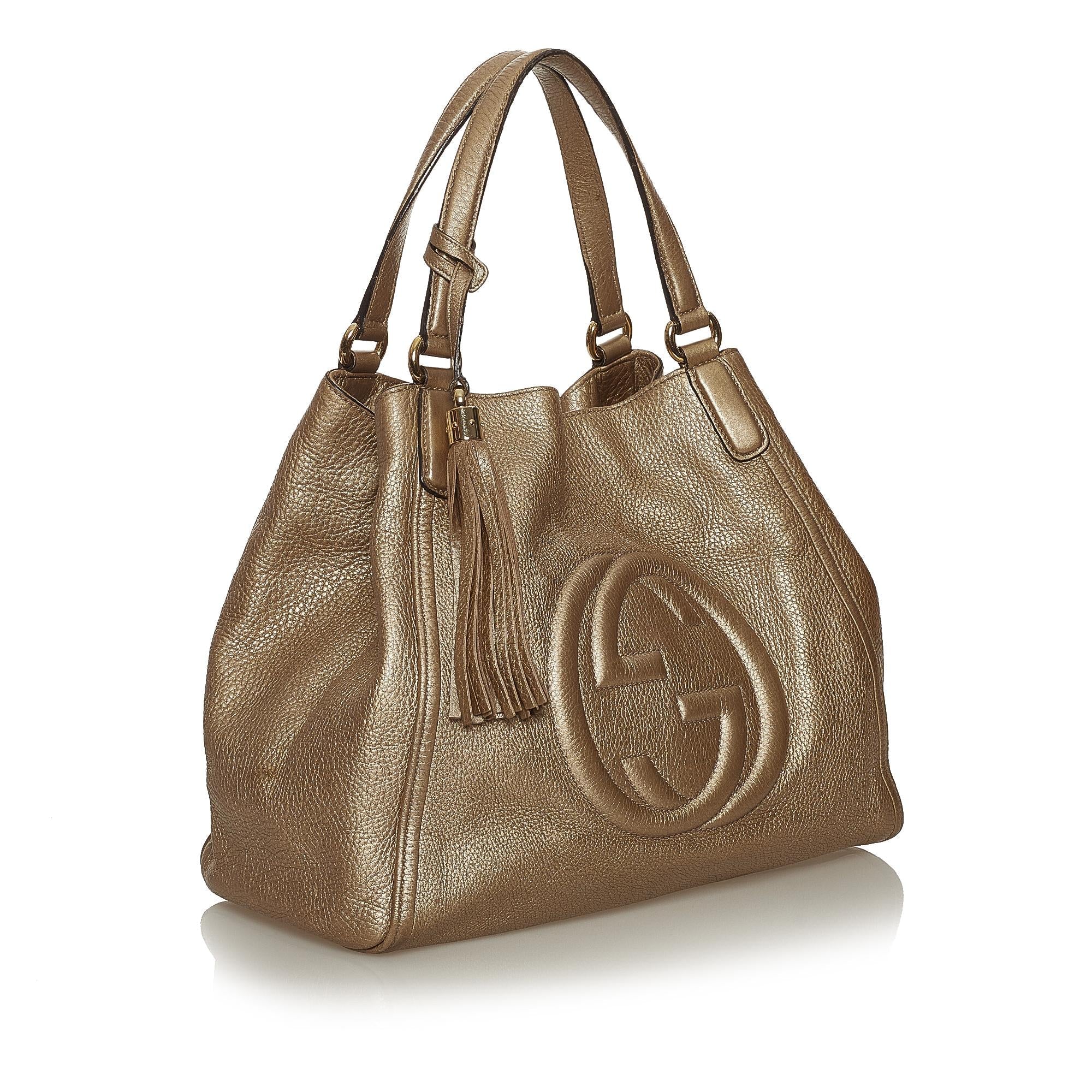Gucci Soho Leather Tote Style 9