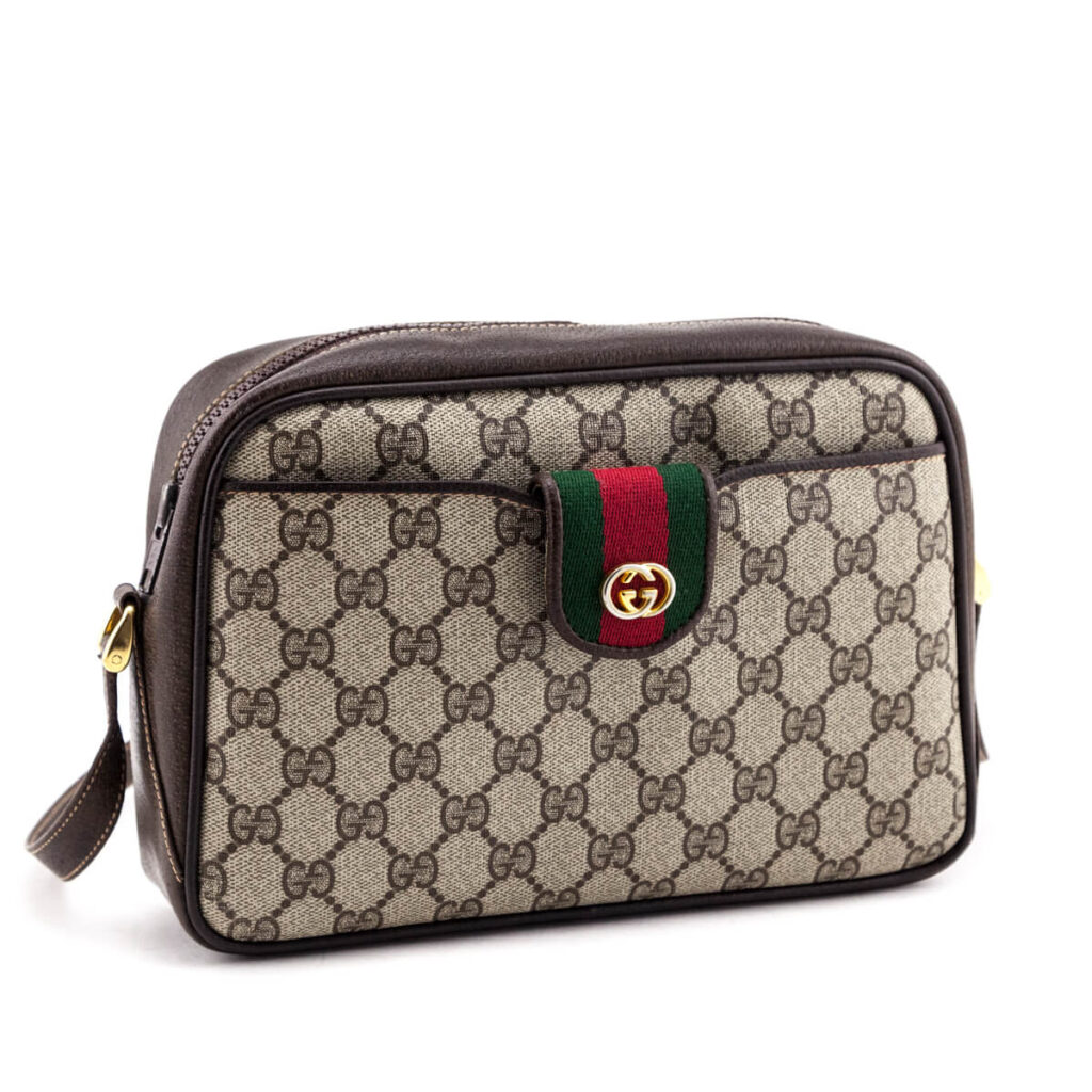Gucci Brown Supreme Ophidia Crossbody - Product Image 2