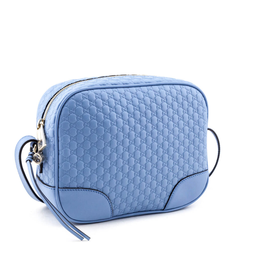 Gucci Mineral Blue Microguccissima Bree Crossbody Bag - Product Image 2