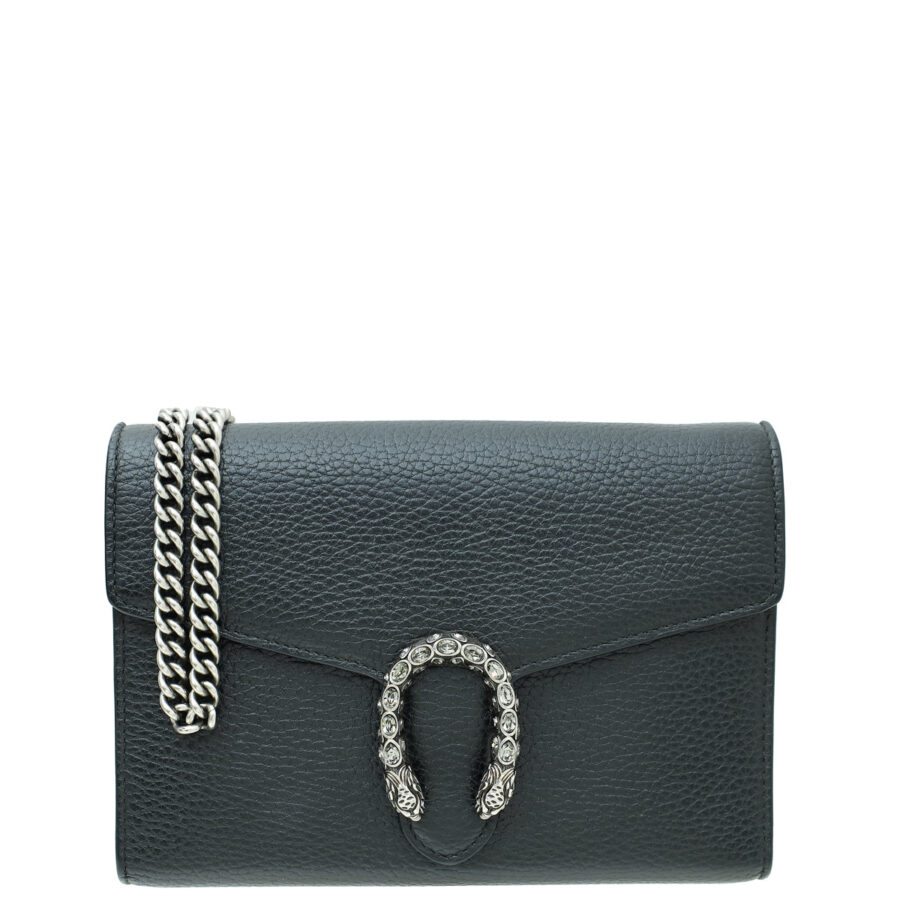 Gucci Black Dionysus Mini Chain Bag | Studio Nafay