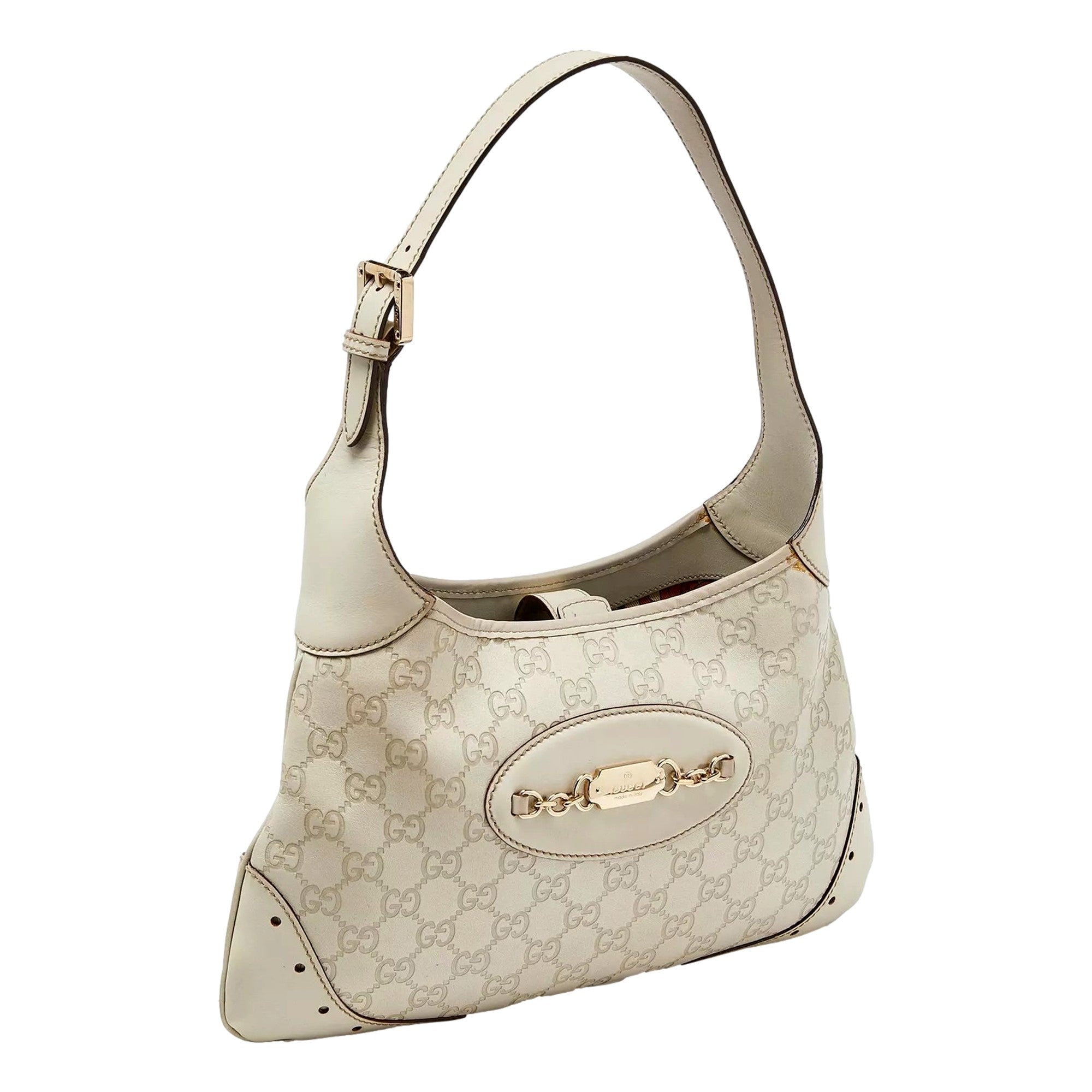 Prada Saffiano Ivory Leather Satchel Weekender Travel Tote Bag Crossbody