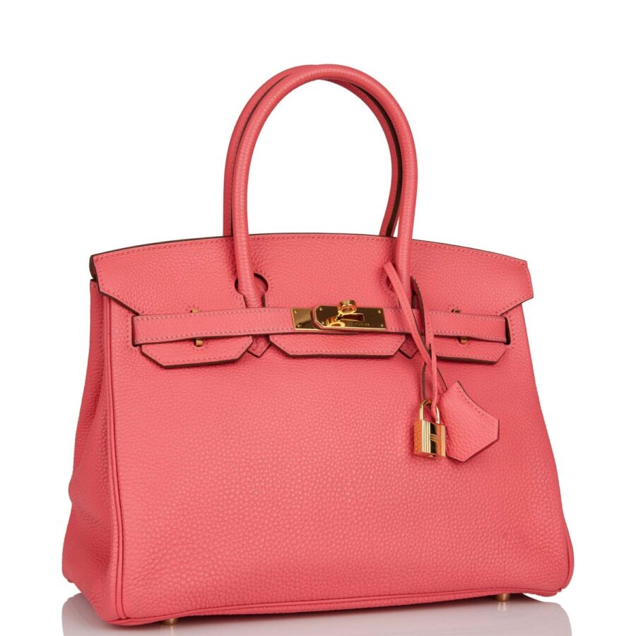 Hermes Birkin 30 Rose Lipstick Togo Gold Hardware | Studio Nafay