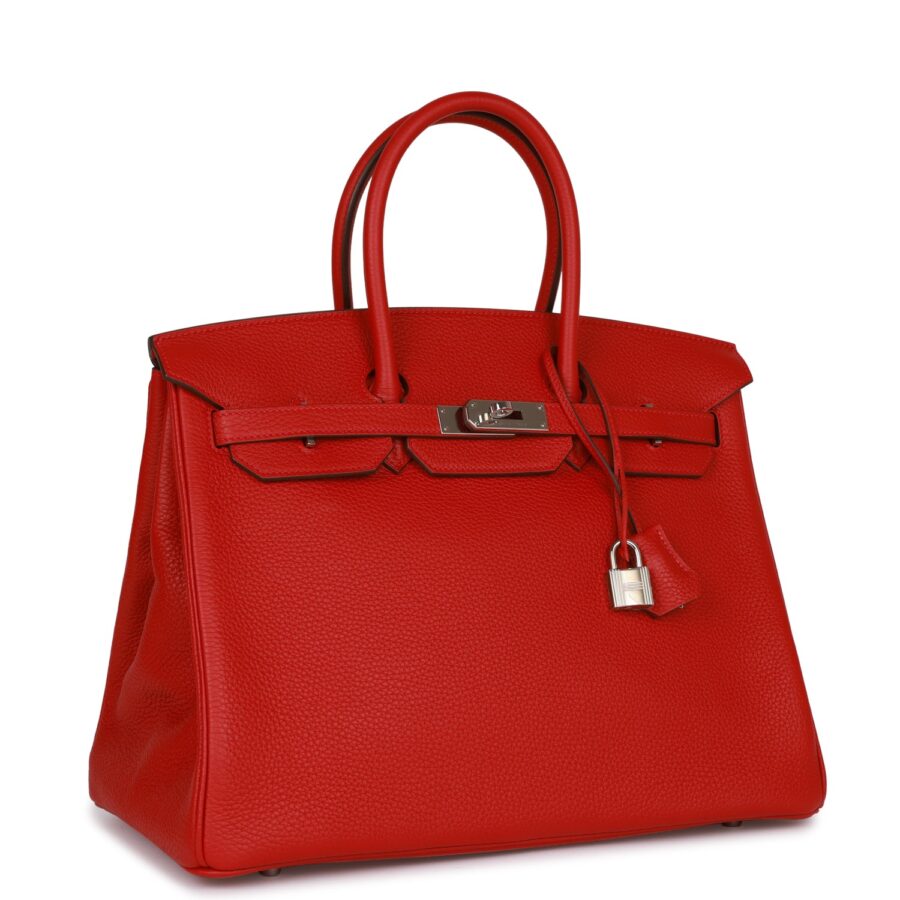 Hermes Birkin 35 Rouge de Coeur Togo Palladium Hardware | Studio Nafay