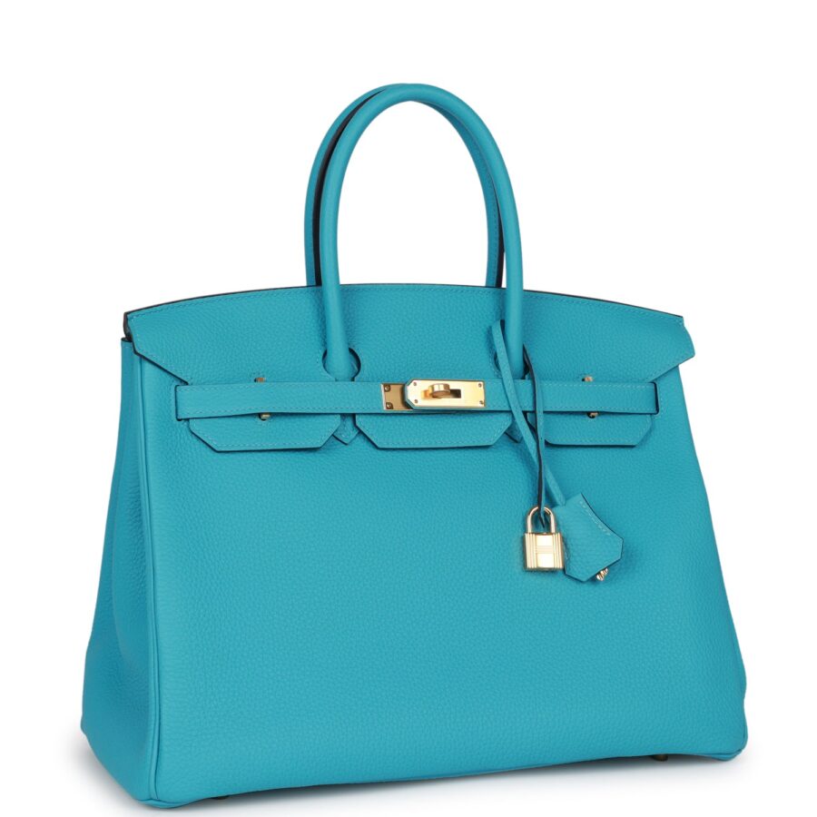 Hermes Birkin 35 Bleu de Nord Togo Goldhardware | Studio Nafay