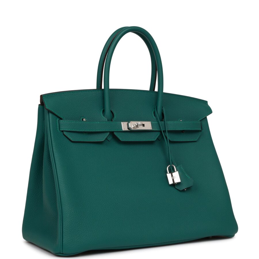 Hermes Birkin 35 Malachite Togo Palladium Hardware | Studio Nafay