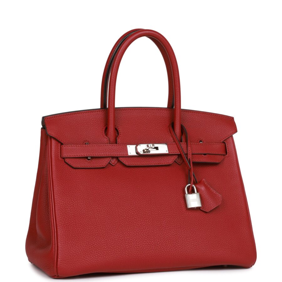Hermes Birkin 30 Rouge Imperial Togo Palladium Hardware | Studio Nafay