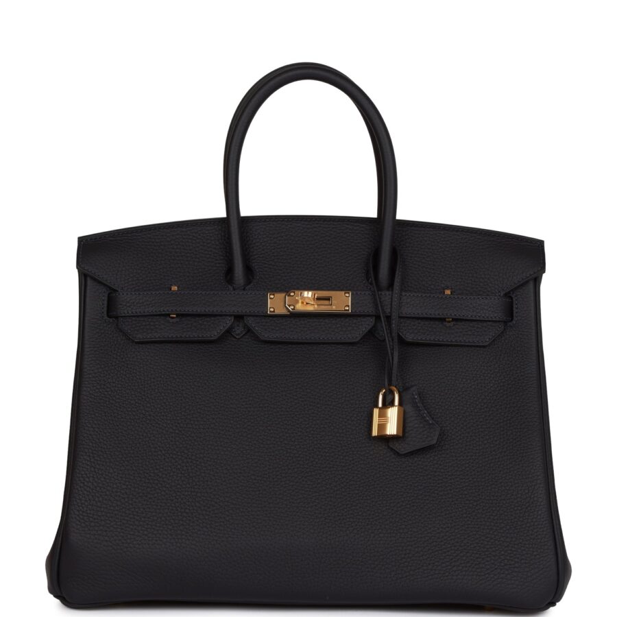 Hermes Birkin 35 Caban Clemence Gold Hardware | Studio Nafay
