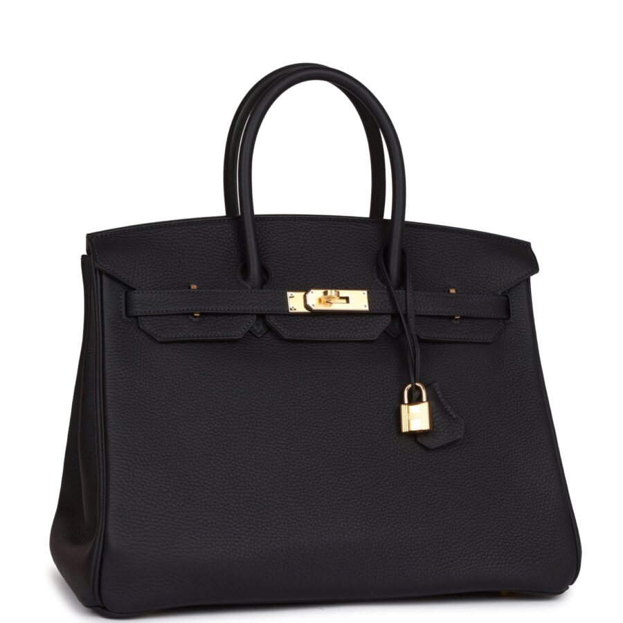Hermes Birkin 35 Caban Clemence Gold Hardware | Studio Nafay