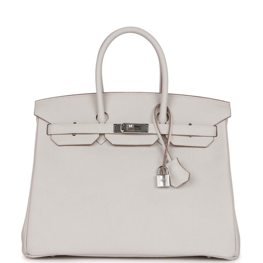 Hermes Birkin 35 Gris Pale Togo Palladium Hardware | Studio Nafay
