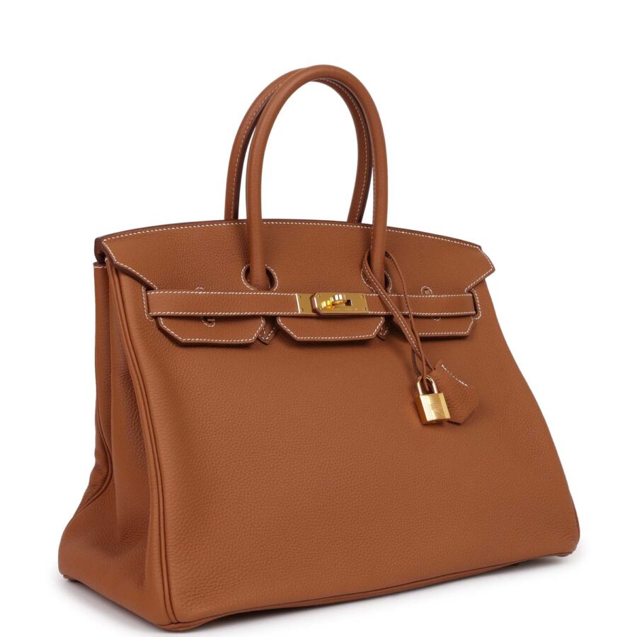 Hermes Birkin 35 Gold Togo Gold Hardware | Studio Nafay