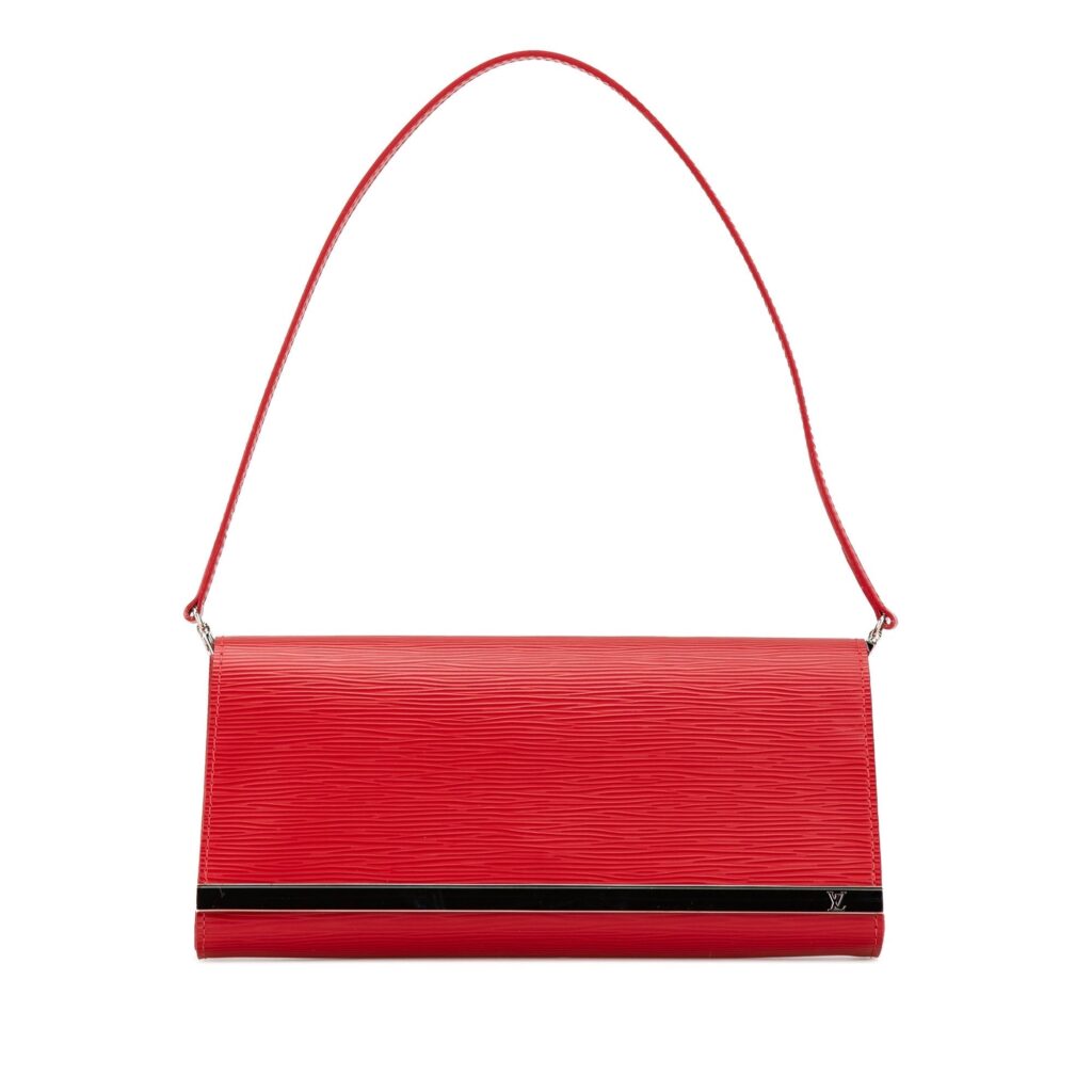 Red Louis Vuitton Epi Sevigne Clutch Shoulder Bag - Product Image 2