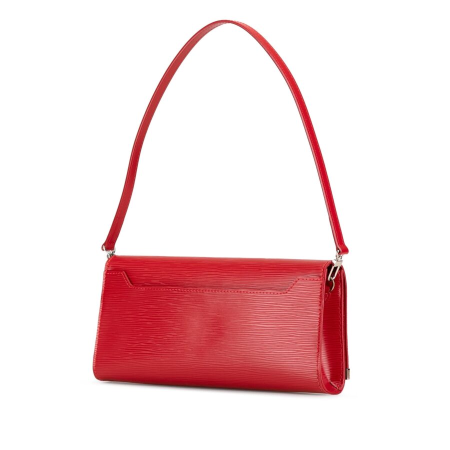 Red Louis Vuitton Epi Sevigne Clutch Shoulder Bag | Studio Nafay
