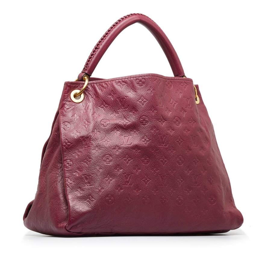 Red Louis Vuitton Monogram Empreinte Artsy MM Hobo Bag | Studio Nafay