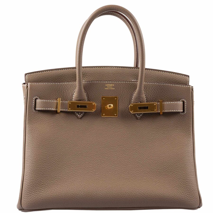 HermesBirkin 30 Etoupe Togo Gold Hardware | Studio Nafay