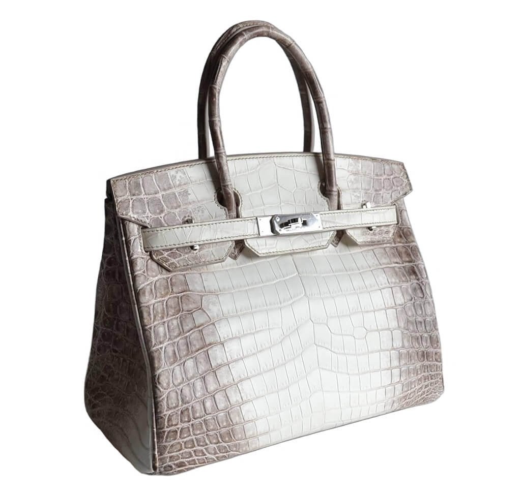 HermesBirkin 30 Himalayan Niloticus Crocodile Bag - Product Image 2