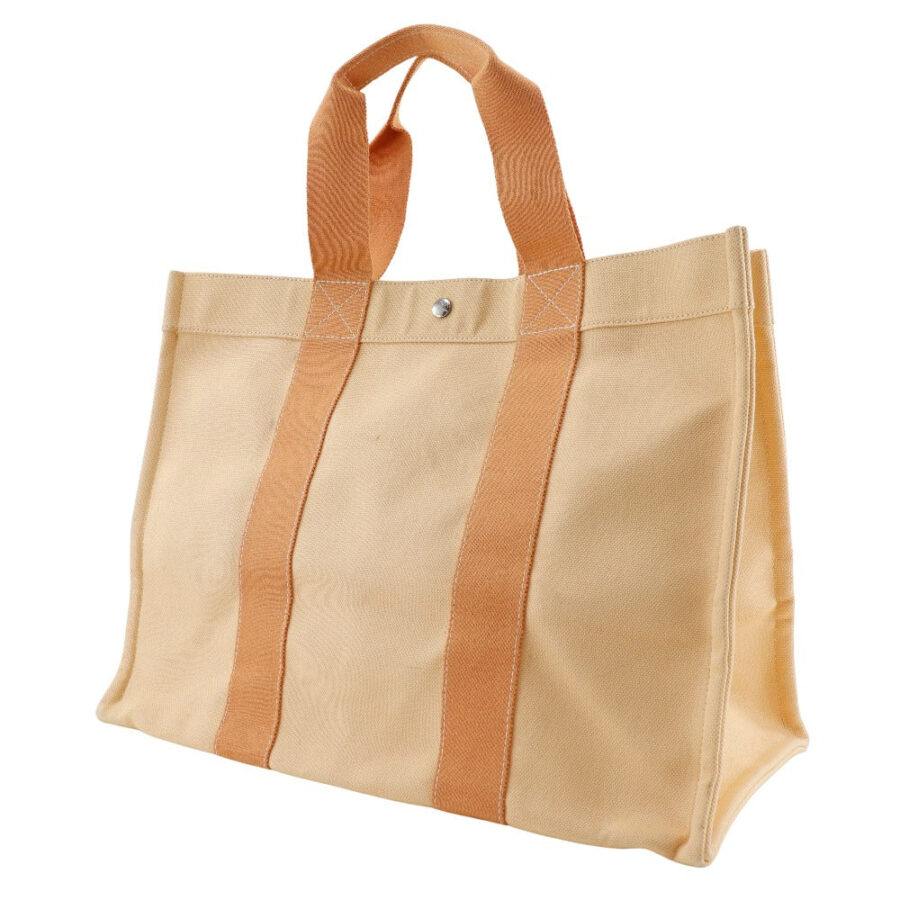 HERMES Tote Bag canvas Orange Bora Bora GM Women | Studio Nafay