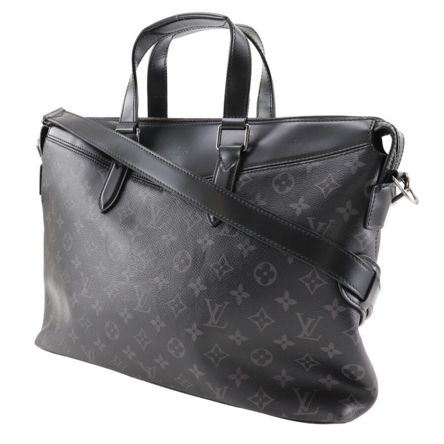 LOUIS VUITTON Business bag Monogram Eclipse Canvas black 2WAYShoulder Explorer mens | Studio Nafay
