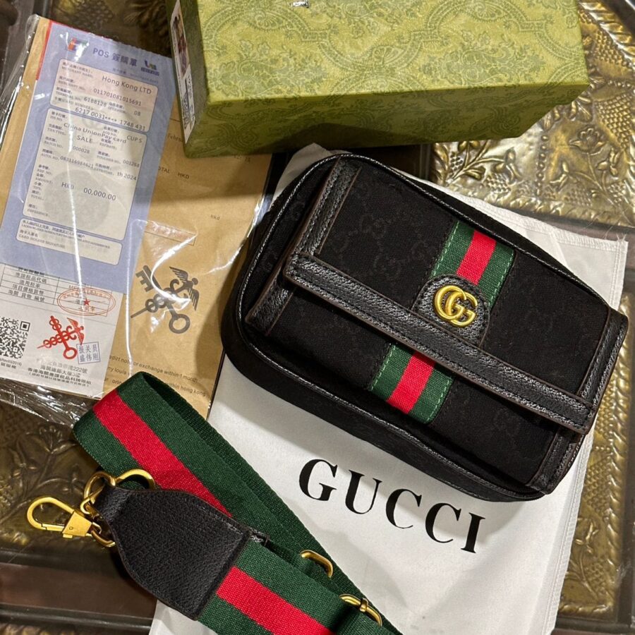 Gucci Ophidia Crossbody Bag For women(Black) | Studio Nafay
