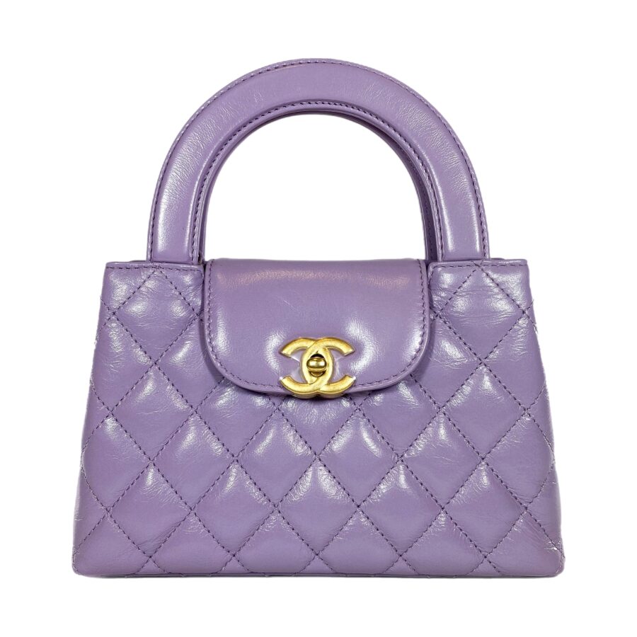 Chanel Lilac Nano Kelly Top Handle | Studio Nafay
